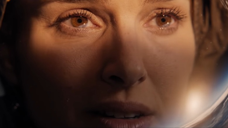 Natalie Portman looking scared