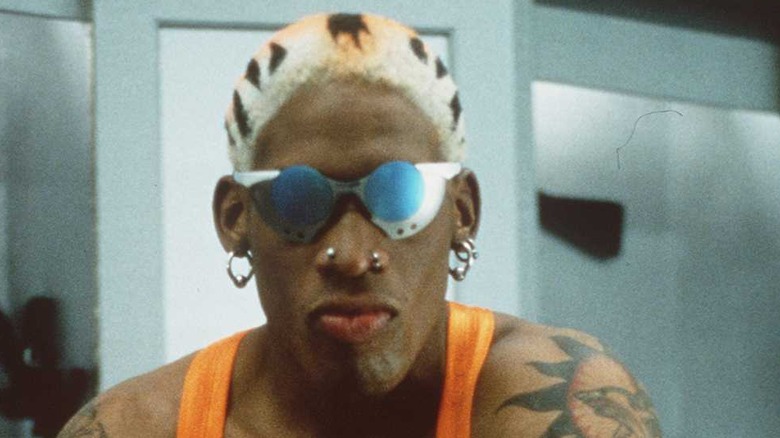 Dennis Rodman on the set of Double Team