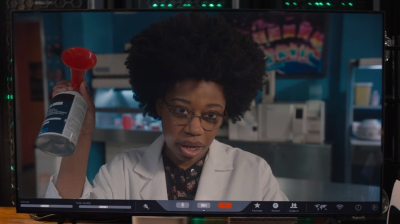 Diona Reasonover getting her point across