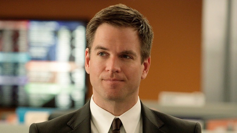 Tony DiNozzo wearing suit