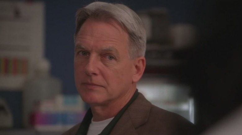 Gibbs looking serious 