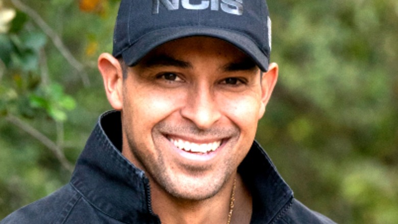 Nick from NCIS smiling 