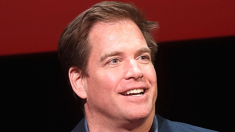 Michael Weatherly posing