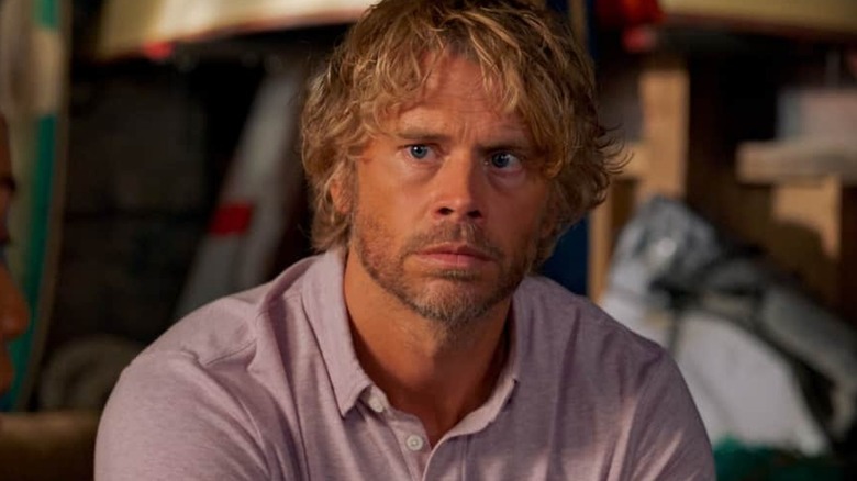 Marty Deeks looking concerned
