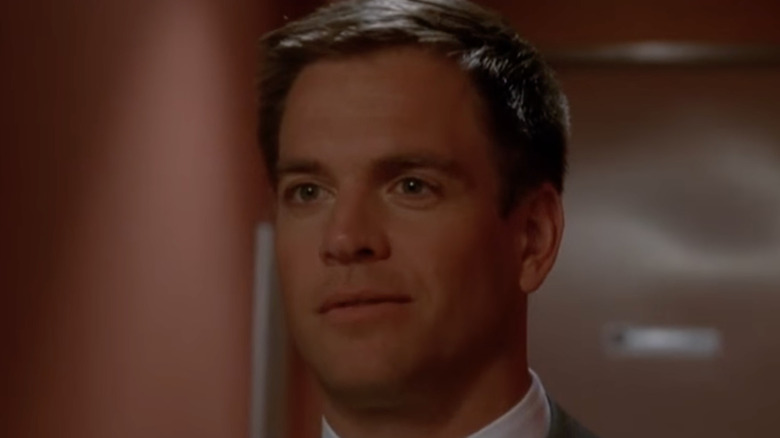 Agent DiNozzo smirking on NCIS