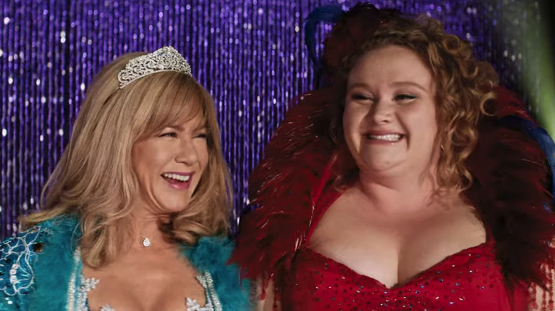 Dumplin and her mom at beauty pageant 