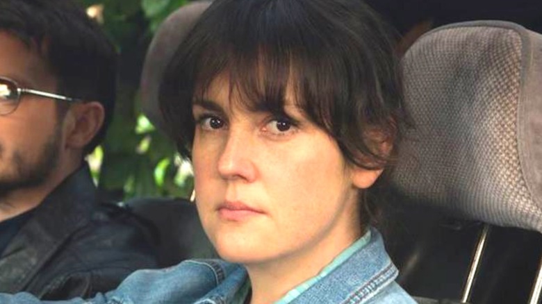 Melanie Lynskey staring intently