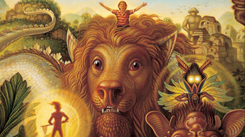 The cover of Michael Ende's novel "The NeverEnding Story"