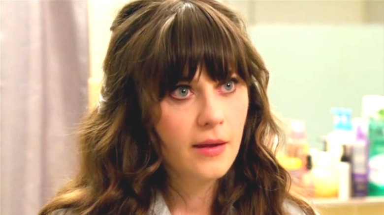 Jess in New Girl speaking