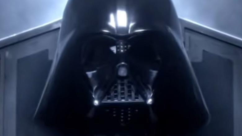 Darth Vader staring