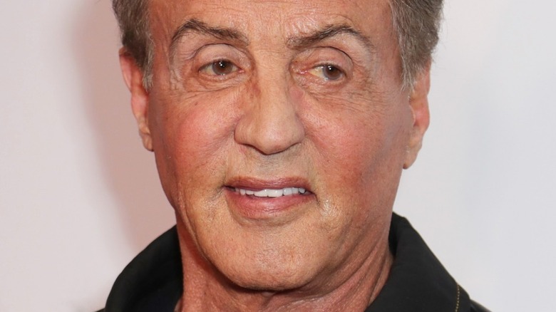 Sylvester Stallone smiling