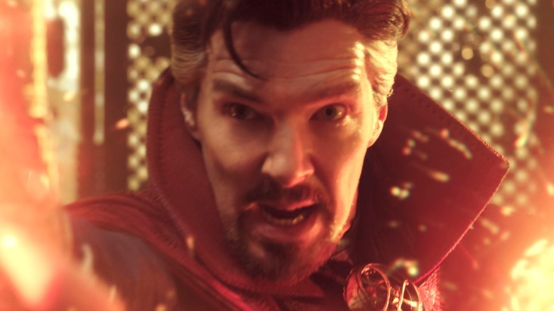 Doctor Strange performing a spell