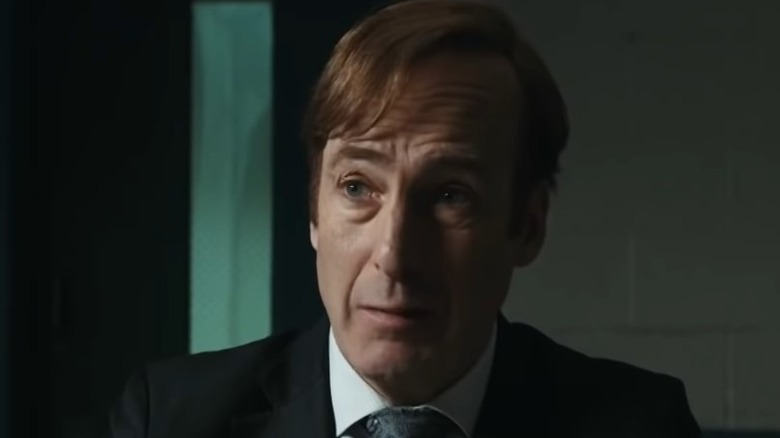 Saul Goodman looking sheepish