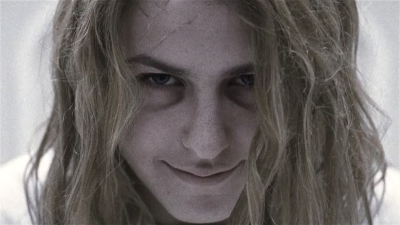 Rob Zombie's Laurie Strode smirking