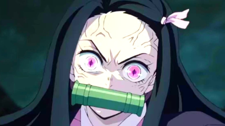 Nezuko as a demon 