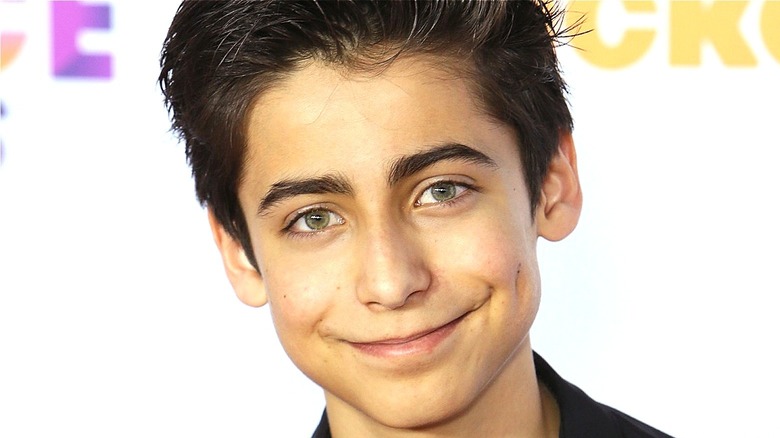 Aidan Gallagher smile red carpet