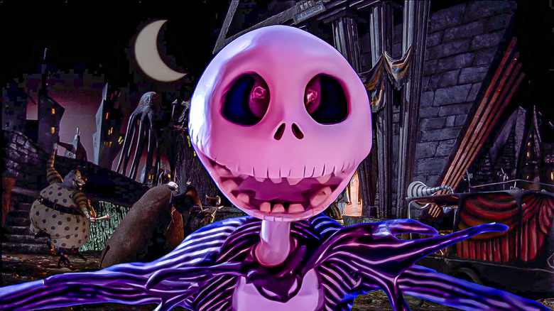 Jack Skellington against Halloween Town