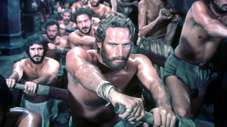 Judah Ben-Hur and others working hard in Ben-Hur