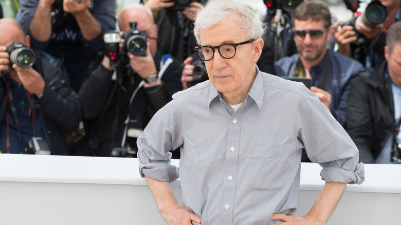 Woody Allen at Midnight in Paris photocall