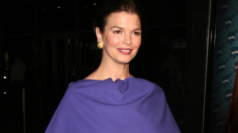 Jeanne Tripplehorn Purple Dress