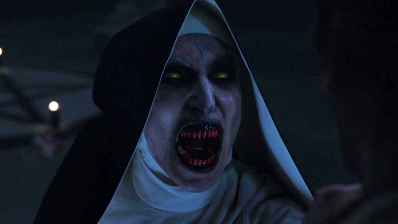 The Nun snarling