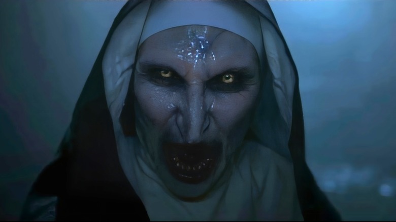 Valak open mouth looking mad
