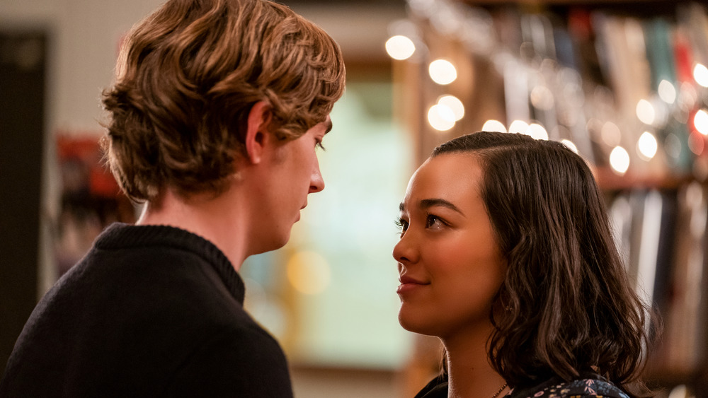 Austin Abrams and Midori Francis in Dash & Lily