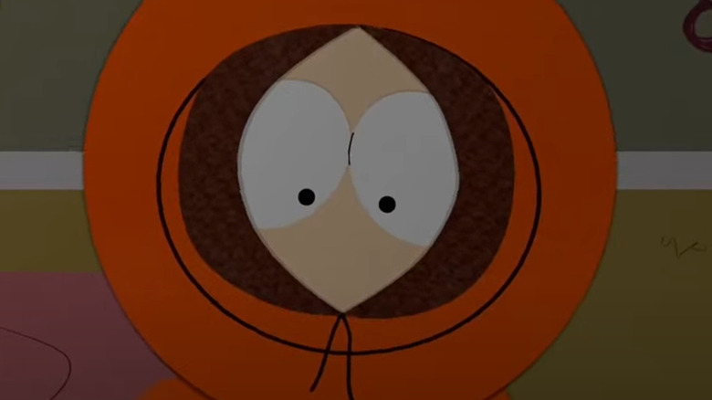 Kenny wide eyed