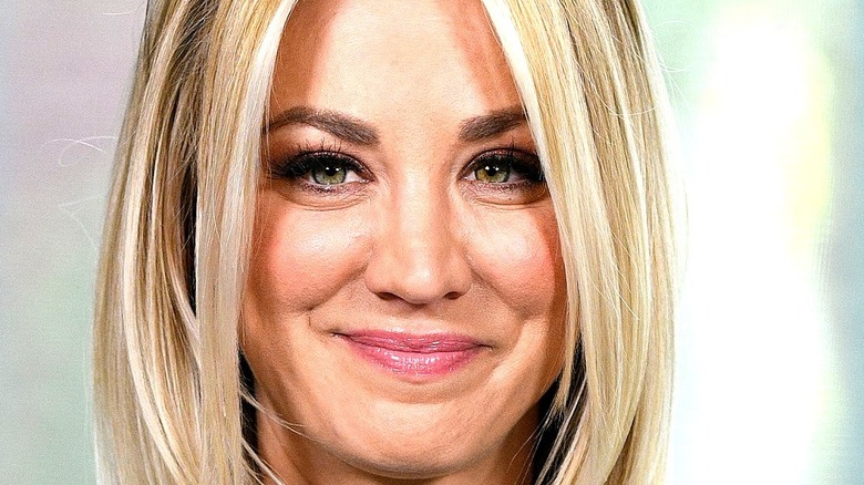 Kaley Cuoco smiling