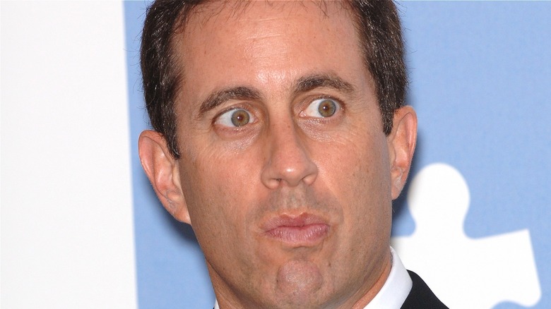 Jerry Seinfeld puckered lips