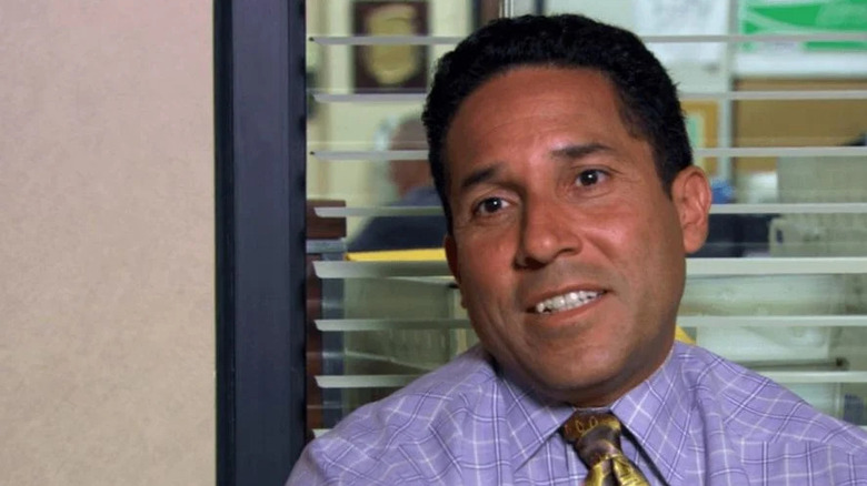 Oscar in a talking head segment.