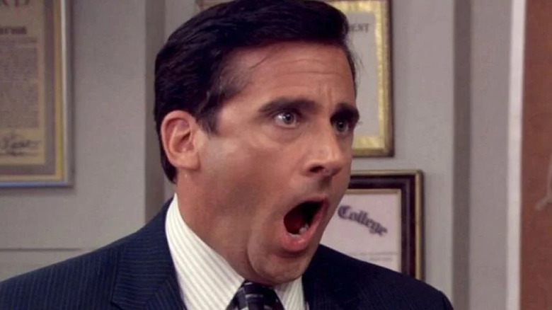 Michael Scott screaming.