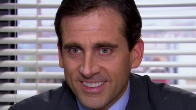 Steve Carell smiling as Michael Scott