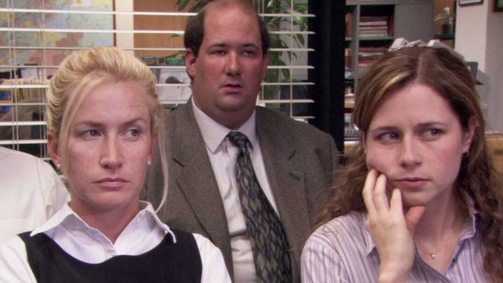 Angela Kinsey, Brian Baumgartner, and Jenna Fischer on The Office