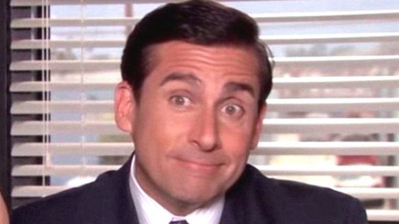 Michael Scott smiling on The Office