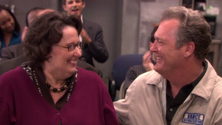 Phyllis with Bob Vance