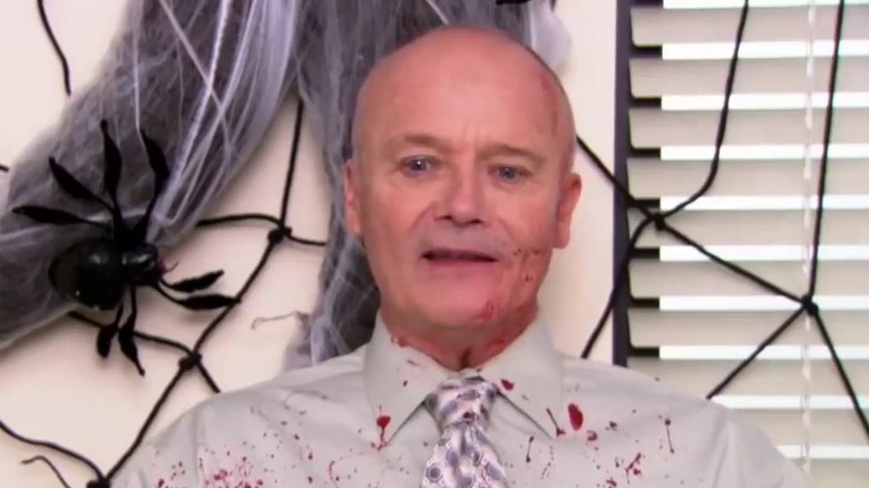 Creed in bloody shirt
