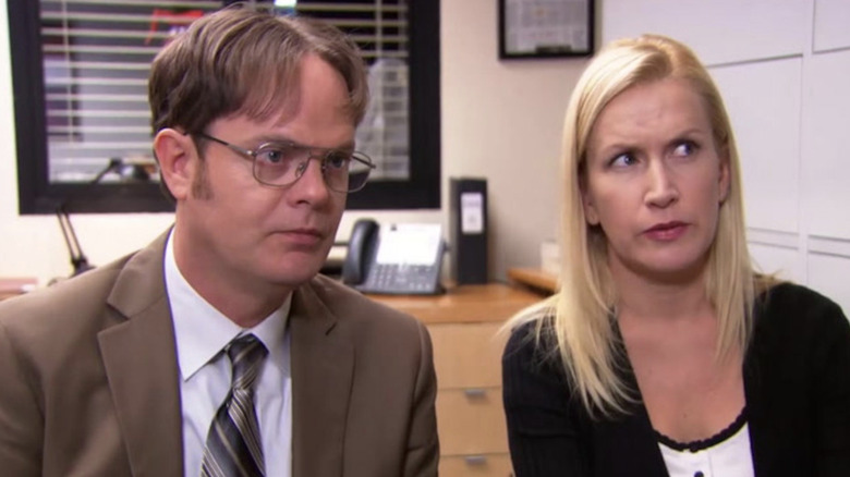 Dwight and Angela on The Office