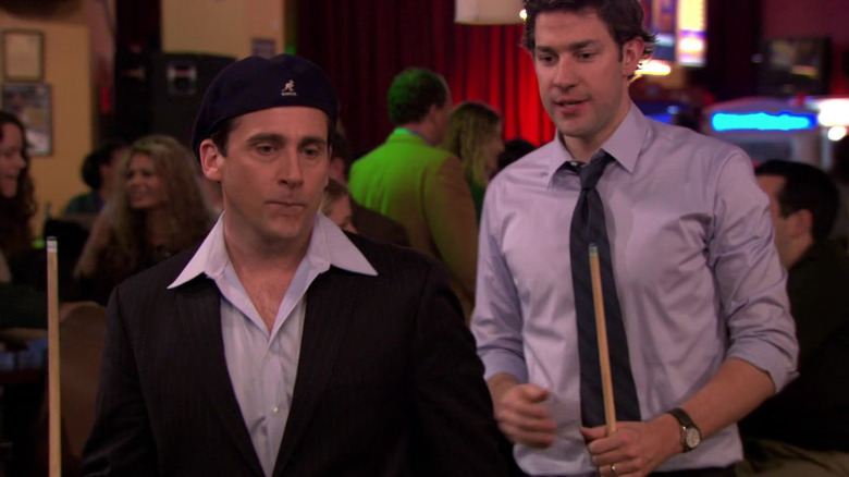 Michael and Jim in bar