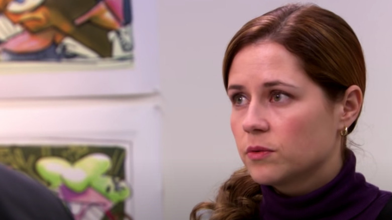 Pam at her art show