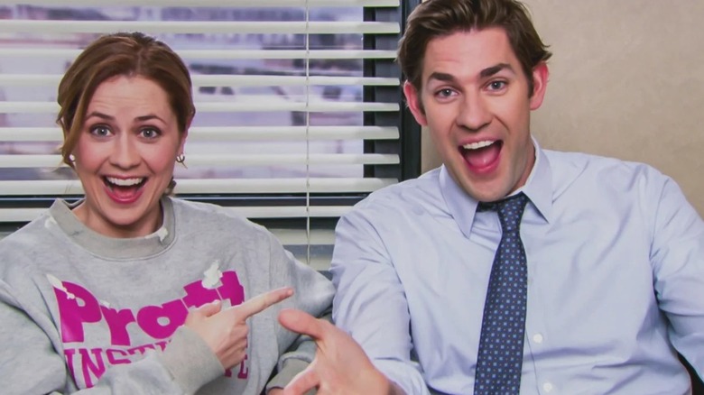 Jim and Pam on The Office