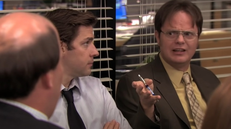 Dwight reprimands Kevin on The Office