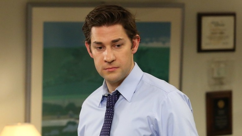 Jim Halpert staring