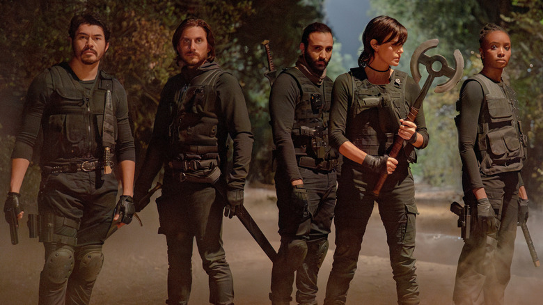 Andy and her troops in "The Old Guard 2" (2025)