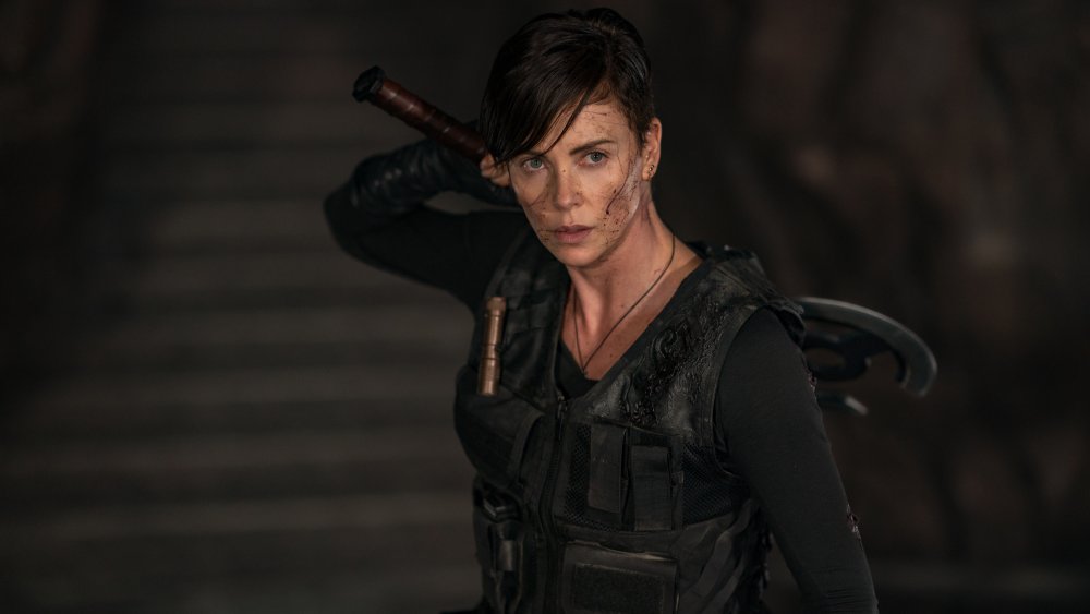 Charlize Theron as Andy in The Old Guard