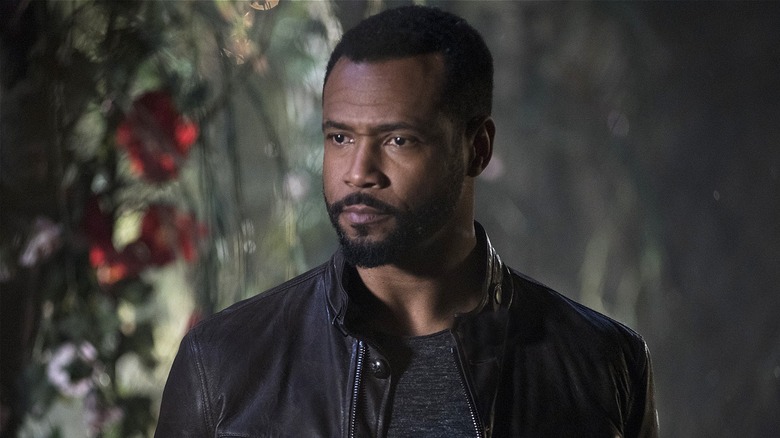 Luke Garroway looking to the side in 