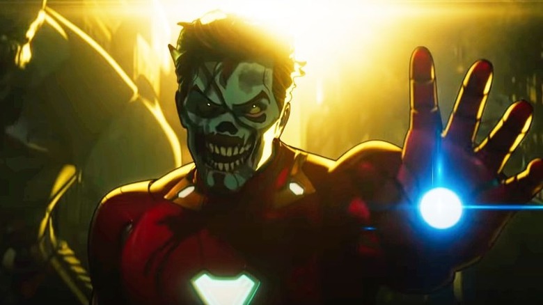 Animated Iron Man zombie 