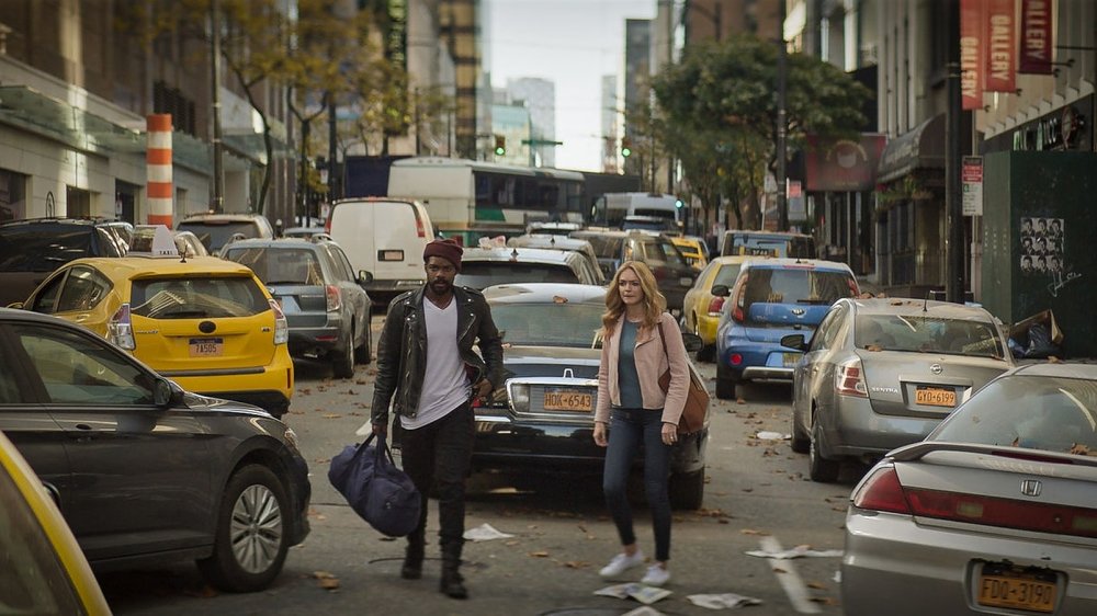 Jovan Adepo and Heather Graham in CBS All Access' The Stand