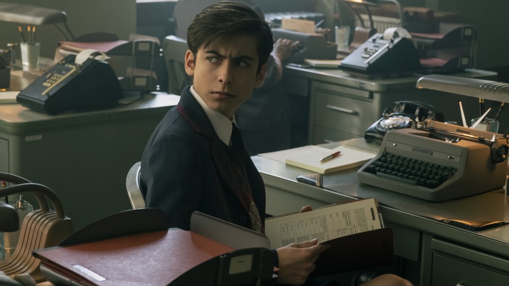 Aidan Gallagher as Number Five on The Umbrella Academy