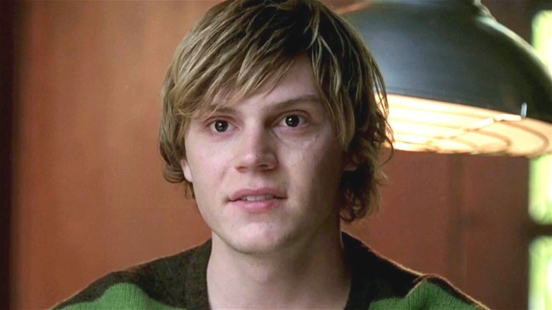 Evan Peters blond hair lamp